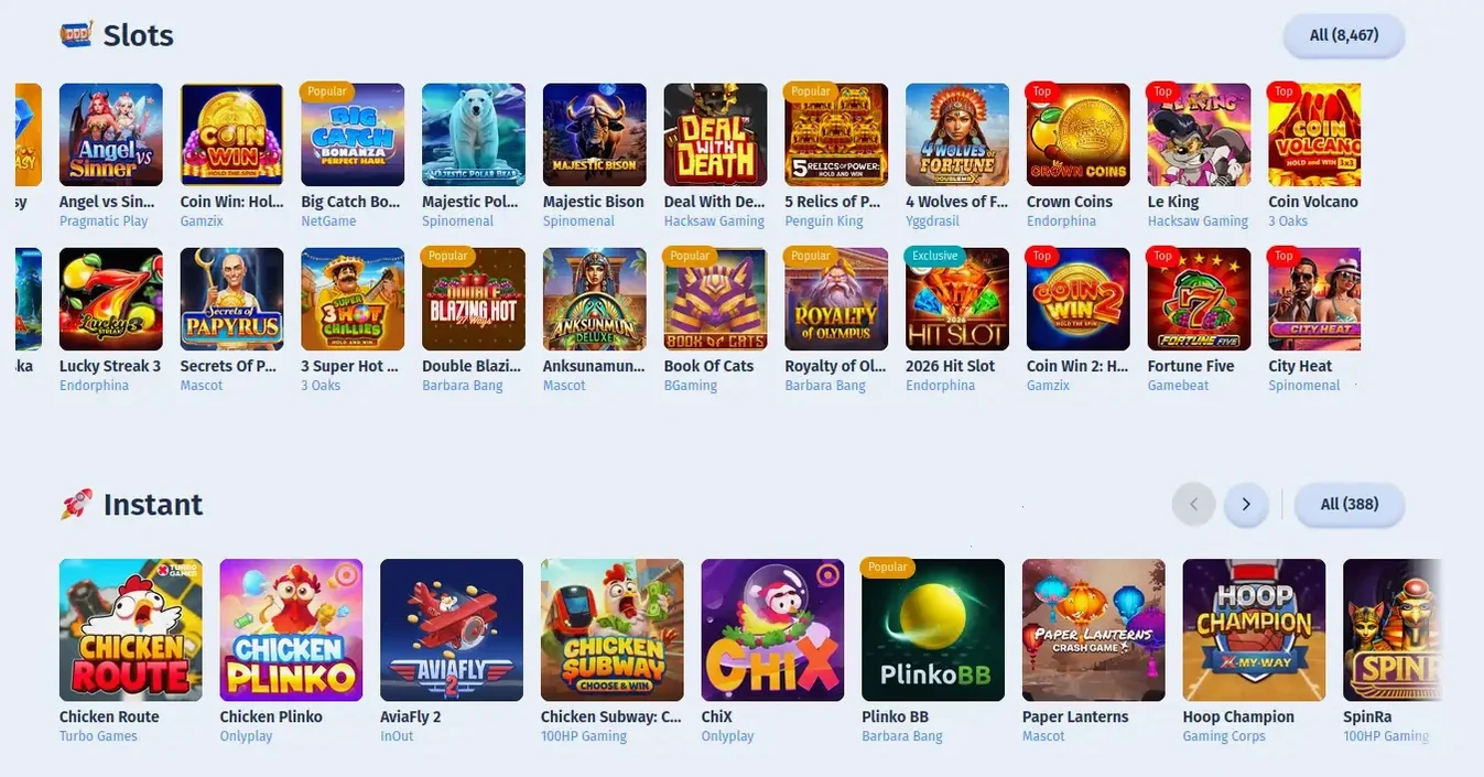 Rich Royal Bonusübersicht Slots und Freispiele